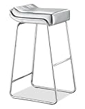 Zuo Modern Furniture Design Wedge Bar Stool Titanium (Set Of 2) Leatherette ....