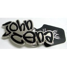 WWE Wrestling John Cena Name Logo Metal Belt Buckle