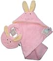 Luxury Pink Bunny Towelling Set with Bib