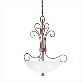Phoenix Pendant in Tile Bronze by Thomas Lighting