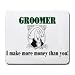 GROOMER I make more money than you! Mousepad