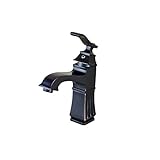 Rozin 浴室 洗面所用 じゃぐち オイルは青銅をこすり 流し台 シンク用 蛇口 混合栓 単穴