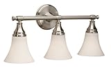 IMAGE OF Premier 617297 Torino Vanity Fixture 3-Light, Brushed Nickel