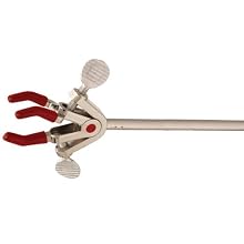 Talboys 916111 Nickel Plated Zinc 3-Prong Dual Adjustment UltraJaws Extension Heavy-Duty Clamp, 11mm Diameter x 127mm Length Arm, 70mm Grip Size, Medium