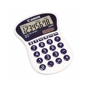 LS-QT 8-Digit Handheld Calculator Solar and Battery Power