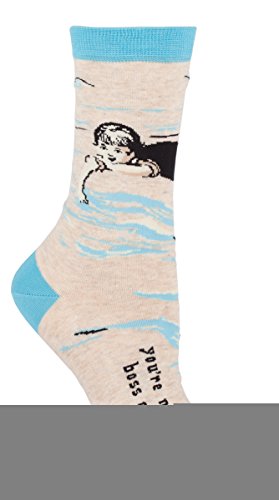 Blue Q Women's Novelty Ankle Socks - (Womens Size 5-10) with Sock Ring