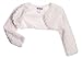 Girls Tufted Plush Long Sleeve Dressy Bolero Jacket for Dress
