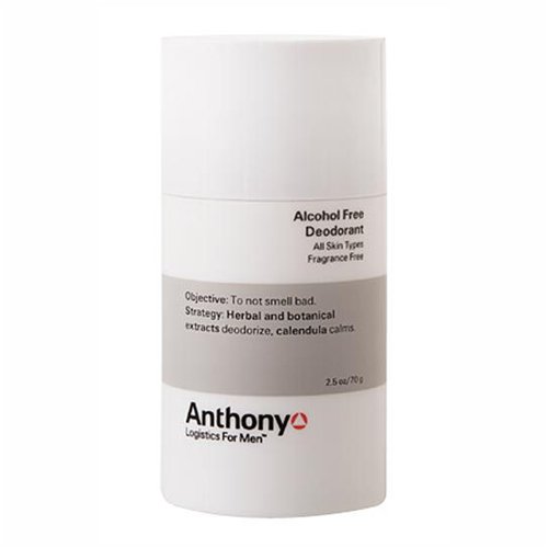 Anthony Logistics For Men Alcohol Free Deodorant - 2.5 oz