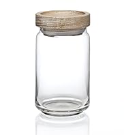 Oak & Glass Medium Jar