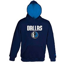 NBA Youth Dallas Mavericks Pullover Hoodie - R28C8Ema (Dark Navy, Large)