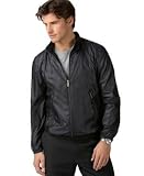 Calvin Klein Shiny Full Zip Hip Length Jacket with Hidden Hood