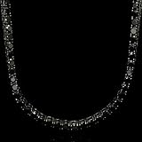 36" 1 Row Iced Out Cubic Zirconia CZ Blackout Chain