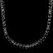 36" 1 Row Iced Out Cubic Zirconia CZ Blackout Chain
