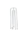 Uxcell a14121900ux0392 Drapery Curtain Tape Steel 4 Prongs Pinch Pleat Clips Hooks 15pcs (Pack of 15)