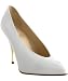 Christian Louboutin white patent leather 'Lola' pumps