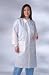 Classic SMS Lab Coats with Knit Cuffs - Spunbond Material - Medium, White - 30 each