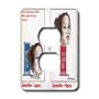 Londons Times Funny Music Cartoons - Jennifer Lopez and Hipez - Light Switch Covers - 2 plug outlet cover