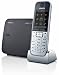 PC Hardware : Siemens Gigaset SL780 Schnurloses DECT-Telefon mit Mobilteil mit Echtmetall-Rahmen, metall/ schwarz