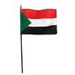 Sudan Flag 4 x 6 inch