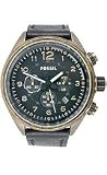 Fossil Flight Leather - Black Men's watch #CH2783