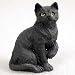 Shorthair, Black Tiny Ones Cat Figurines (2 in)