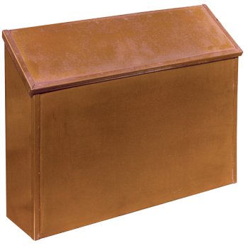 Childrens Toyshop  Tools & Hardware : Standard Horizontal Mailbox – Antique Brass