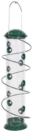Bird Quest SBF6G 18″ Super Spiral Sunflower Bird Feeder – Green