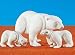 Polar Bear & 2 Cubs by Playmobil #7580