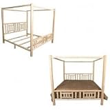 Quilt Canopy Bed - king