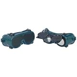 2 Piece Welding Goggles Set with Flip Front and Permanent #10 Lenses