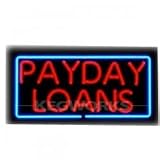 Payday Loans Neon Sign