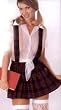 School Girl - School Days Costume Lingerie - Runs Small