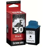 LEXMARK #50 SENSORMATIC BLACK PRINT CARTRIDGE - (15M1057) Genuine Brand Name (OEM) Product