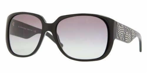 Burberry BE4096 Sunglasses Color 300111 Black Gray Gradient