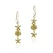 18K Gold over Sterling Silver Starfish and title=