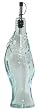Spanish Recycled Glass Fish Oil Bottle 10"H Set of Two