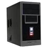 Apex - Blk Color Micro Atx Chassis with 300W 24PINS+SATA Connector+blue Led