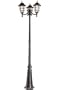 Cape Cod 3 light Pole Lantern, 83.5"Hx24.5"W, WEATHERED BRNZE