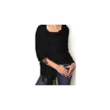 Black Pashmina Shawl Wrap
