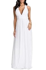 V-neck Cocktail Chiffon/Polyester Empire   Waistline Homecoming Dress/Prom Dress/Maxi Dress 