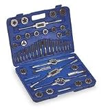 Westward 1PZ52 Tap/Die Set, 45 PC, HSS
