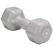 Body Solid Tools BSTVD15 15-Pound Vinyl Dumbbell (Gray)