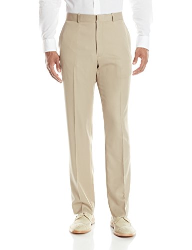 Perry EllisPortfolio Men's Performance Dress Pant, Modern Fit, Non-Iron, Flat Front Stretch (Waist Size 30 - 42)