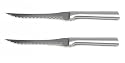 Rada Cutlery Tomato Slicer Knife, Aluminum Handle, Made in USA (Pack of 2 - R126/2)