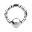 14 Gauge STEEL BCR Captive Ring - 5/16 Inches 5mm ball