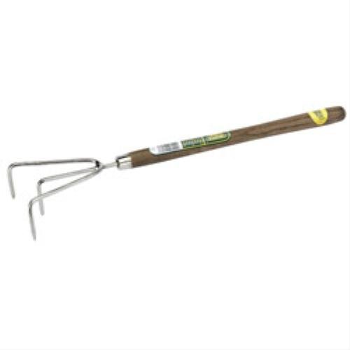 Draper Expert 20643 Stainless Steel Hand Cultivator with Intermediate Length Ash Handle