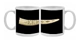 A cribbage board and two pegs, carved from a walrus tusk with a polar bear, Photo Mugs