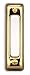 Heath Zenith 711P Wired Door Chime Push Button, Gold with White Center Bar