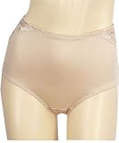 Breezies Lace Eclipse Nylon Stretch Brief Panty