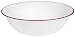 Kitchen & Housewares : Corelle Livingware 1-Quart Serving Bowl, Red Banded